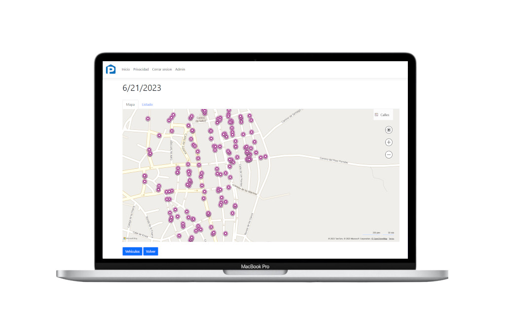 tracking camiones recogidas